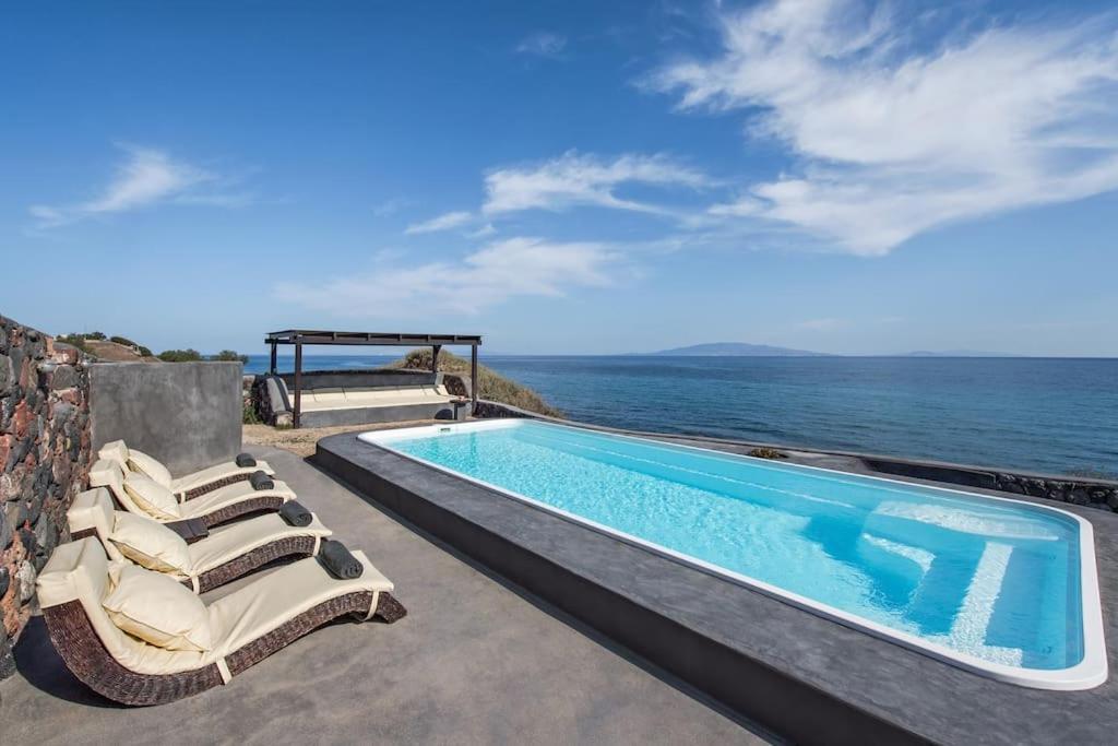 אויה Ramni House: Private Villa With Pool By The Sea מראה חיצוני תמונה