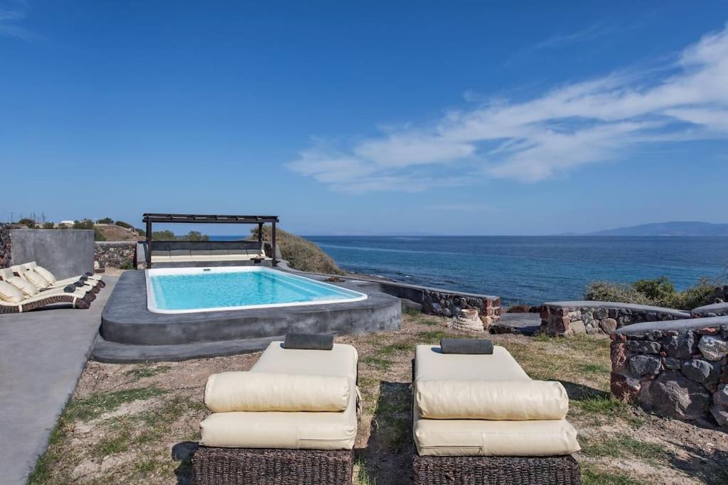 אויה Ramni House: Private Villa With Pool By The Sea מראה חיצוני תמונה